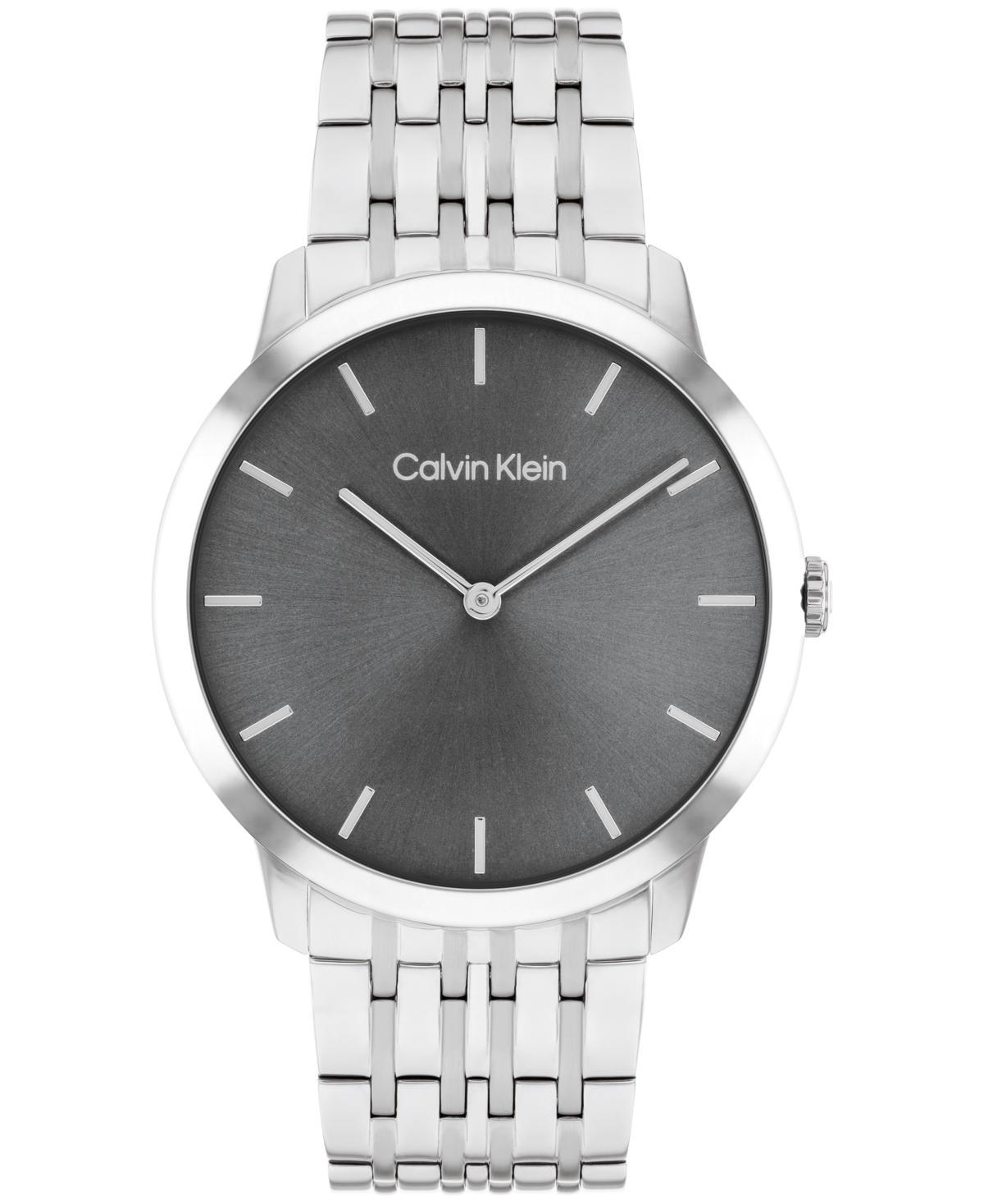 Calvin Klein Black Leather Strap Watch 28mm Product Image