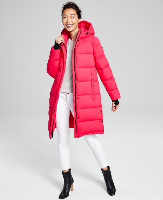 BCBGeneration Womens Hooded Puffer Coat, Created for Macys Product Image