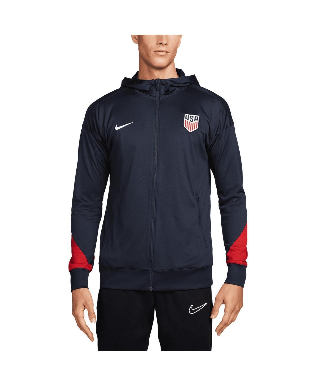 Mens Nike Navy Usmnt 2024 Strike Full-Zip Hoodie Track Jacket Product Image