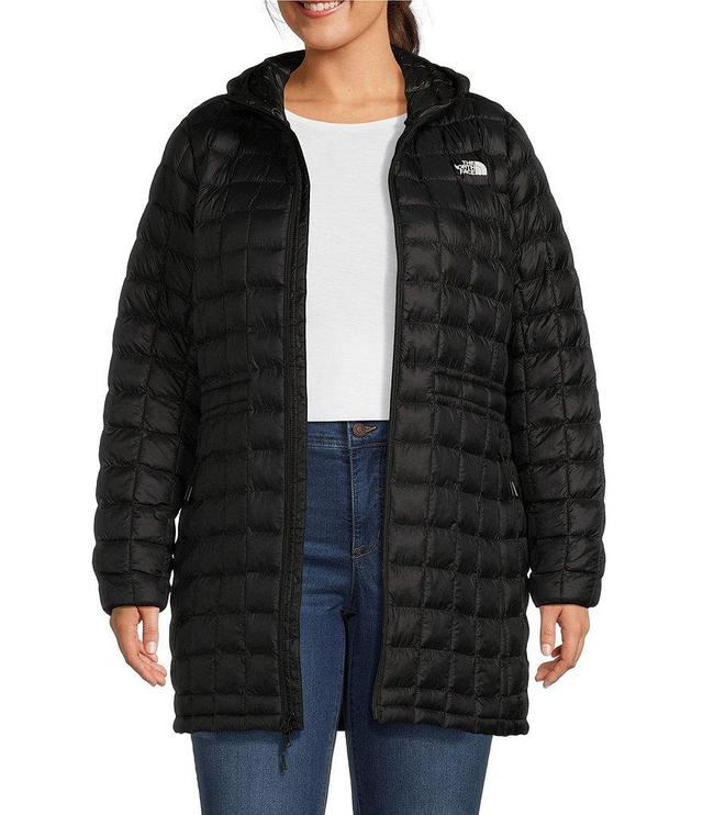 The North Face Plus Size ThermoBall™ Eco Quilted Hooded Zip Front Parka Product Image