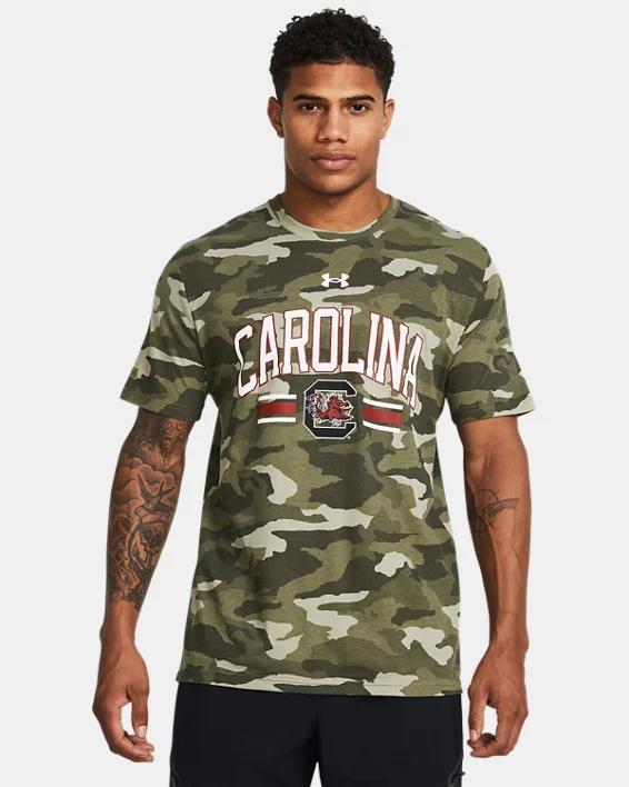 Mens UA Performance Cotton Camo Collegiate Short Sleeve Product Image