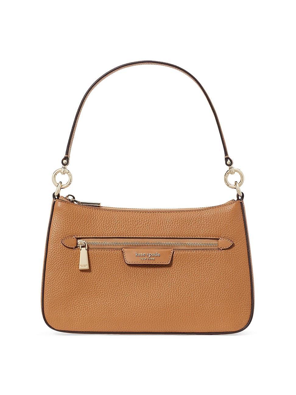 Womens Hudson Pebbled Leather Crossbody Bag Product Image