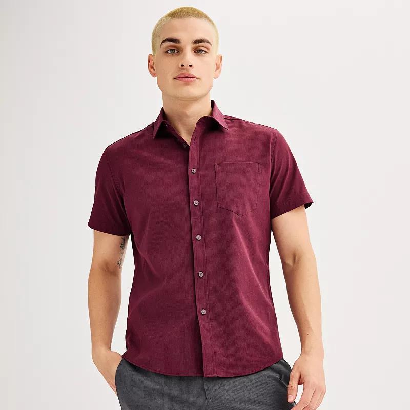 Mens FLX Performance Untucked-Fit Button Down Shirt Product Image