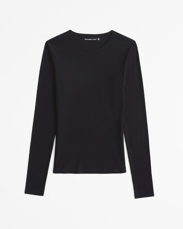 Soft Matte Seamless Tuckable Long-Sleeve Top Product Image