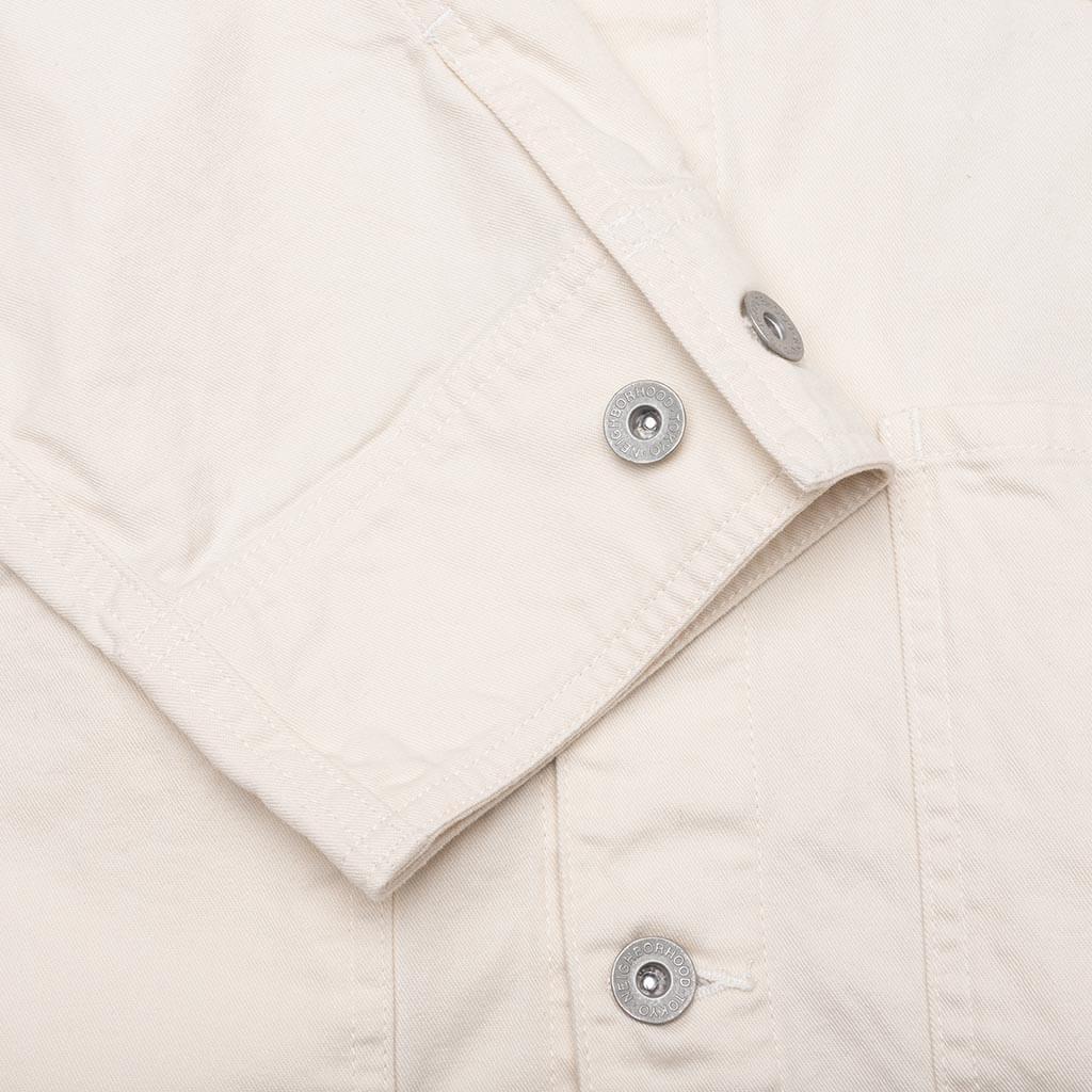 Short Coverall Jacket - White Male Product Image