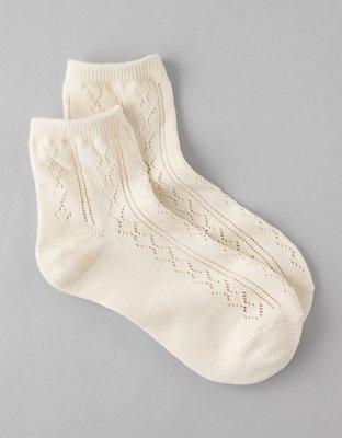 AE Pointelle Boyfriend Socks Product Image