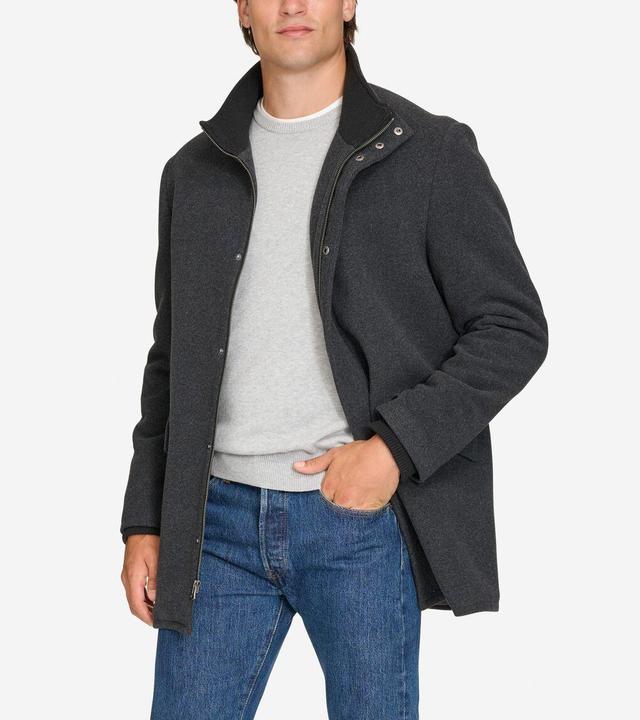 Men's Stand Collar Car Coat Product Image