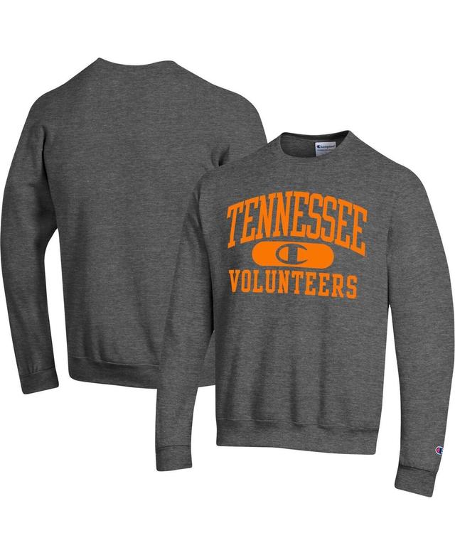 Mens Champion Heather Charcoal Tennessee Volunteers Arch Pill Sweatshirt Product Image