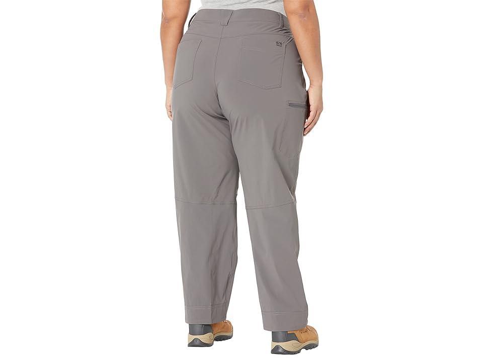 L.L.Bean Plus Size No Fly Zone Pants (Dark Silt) Women's Casual Pants Product Image