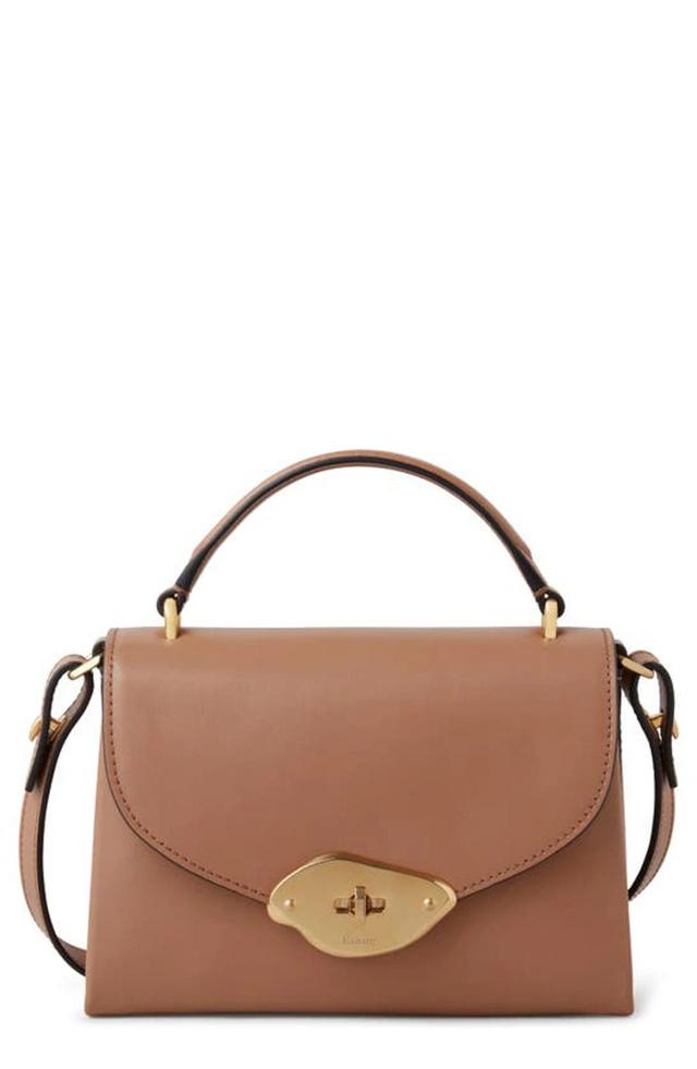 MULBERRY Small Lana Top Handle Crossbody Bag In Sable Product Image