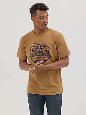 Men's Eagle Emblem Graphic Tee | Men's Tops | Lee® Product Image