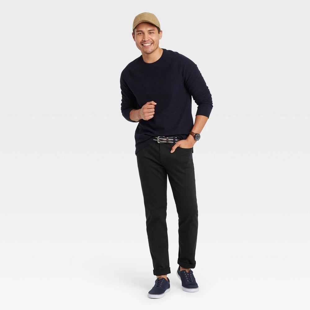 Mens Slim Fit Jeans - Goodfellow & Co Black 40x30 Product Image