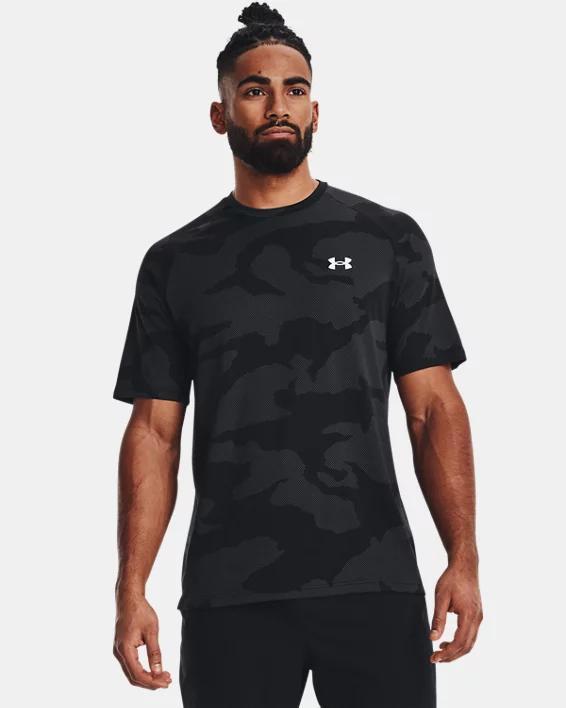 Men's UA Velocity Jacquard Short Sleeve Product Image