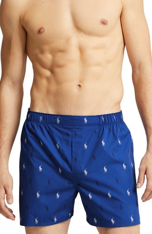 Polo Ralph Lauren Assorted 3-Pack Woven Cotton Boxers Product Image