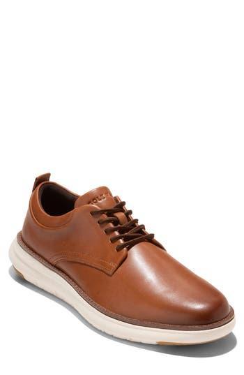 COLE HAAN Grand Remix Derby In British Tan/ivory Product Image