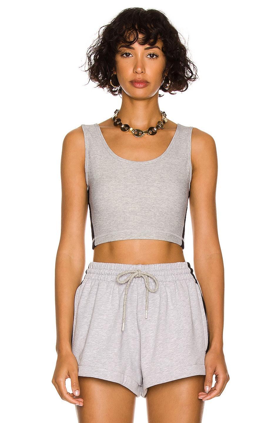 WARDROBE.NYC for FWRD Crop Top in Grey Product Image