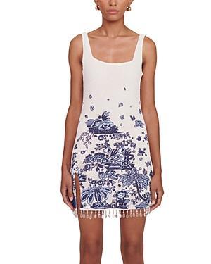 Womens Le Sable Floral Beaded Minidress Product Image