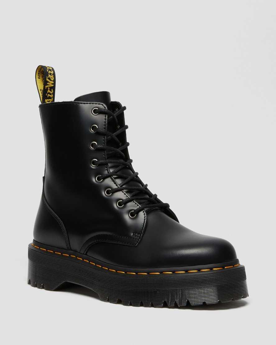 Jadon Leather Combat Boots Product Image