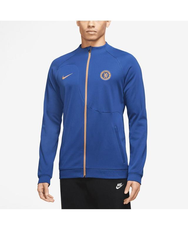 Mens Nike Blue Chelsea 2023/24 Academy Pro Anthem Raglan Performance Full-Zip Jacket Product Image