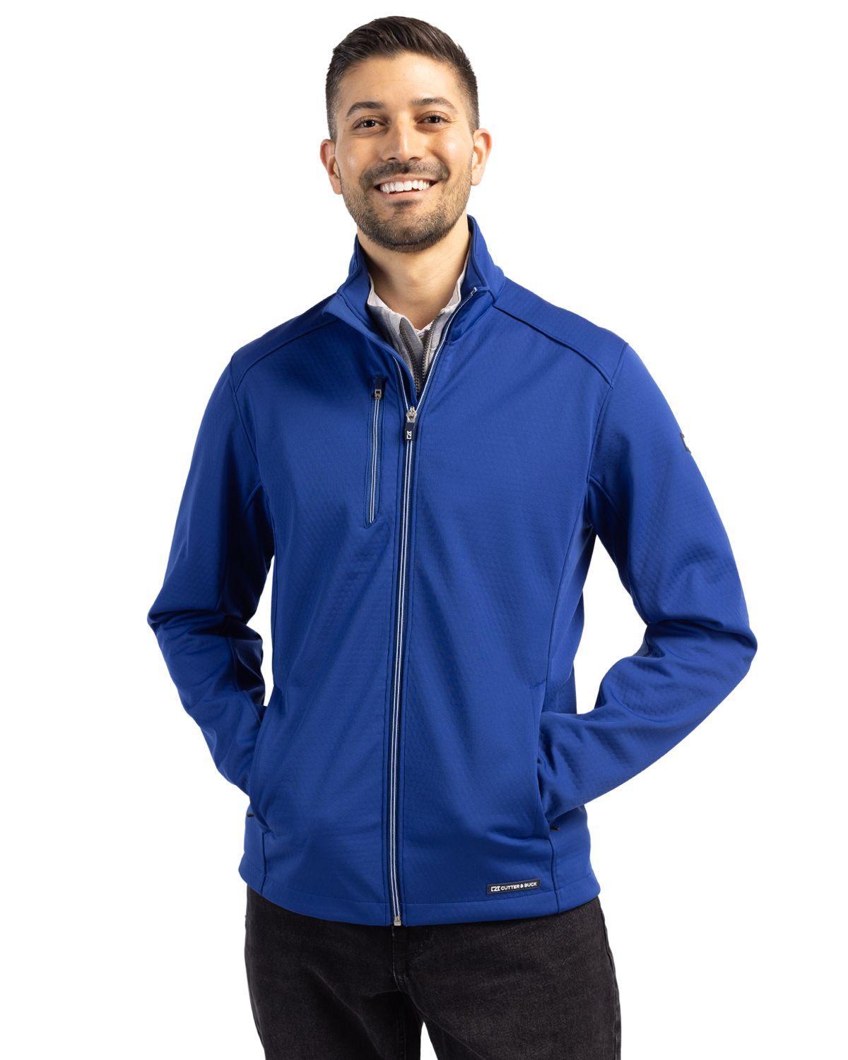 Cutter & Buck Evoke Eco Softshell Recycled Full Zip Mens Jacket Product Image