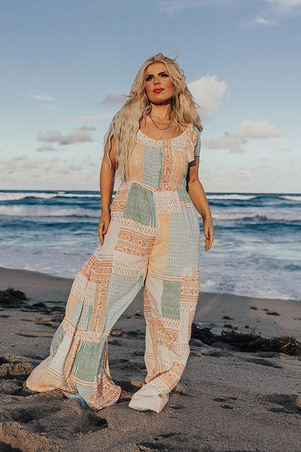 Breezy Retreat Jumpsuit Curves Product Image