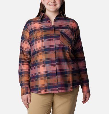 Columbia Women's Calico Basin Flannel Long Sleeve Shirt - Plus Size- Product Image