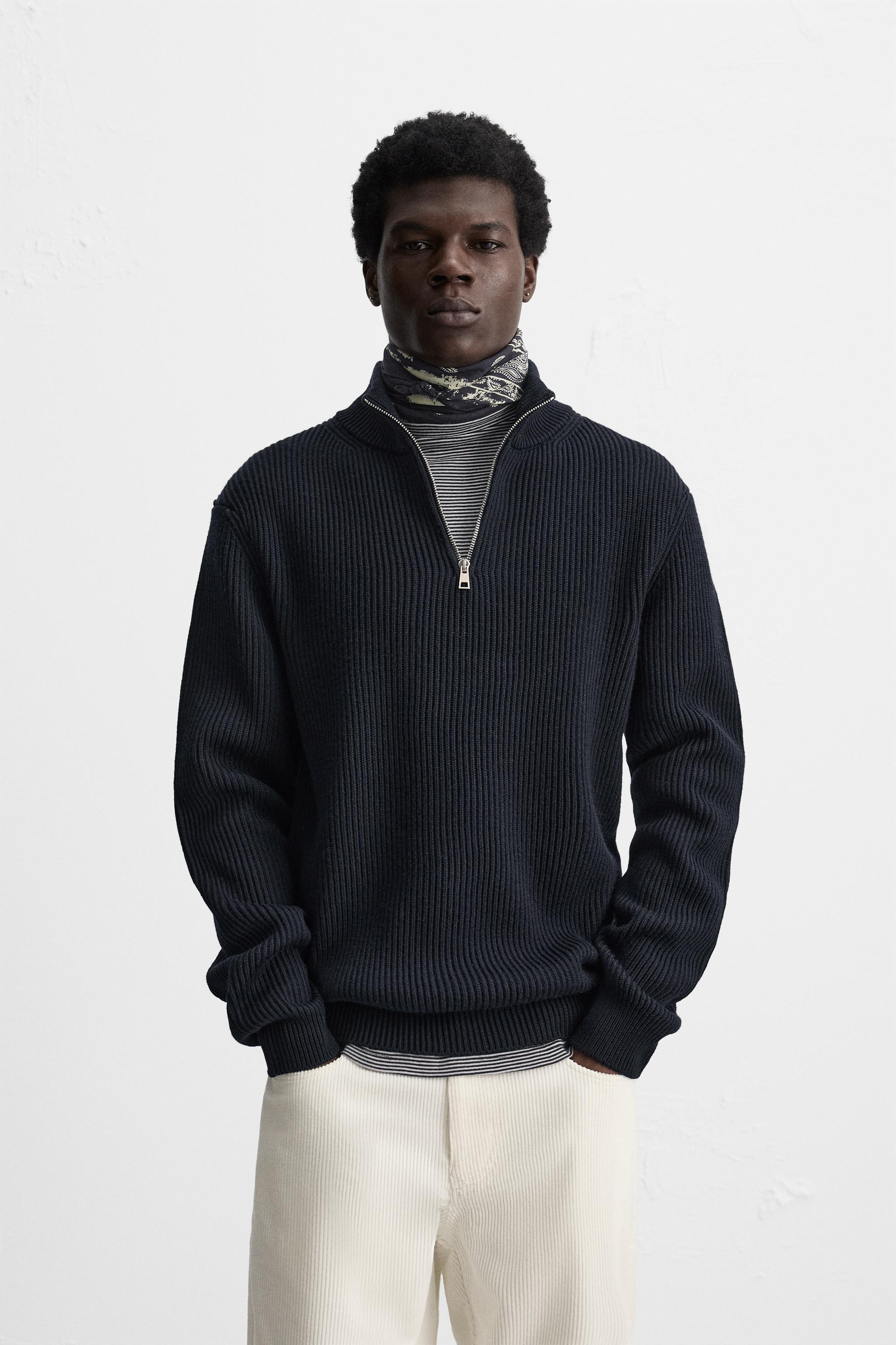 QUARTER ZIP SWEATER Product Image