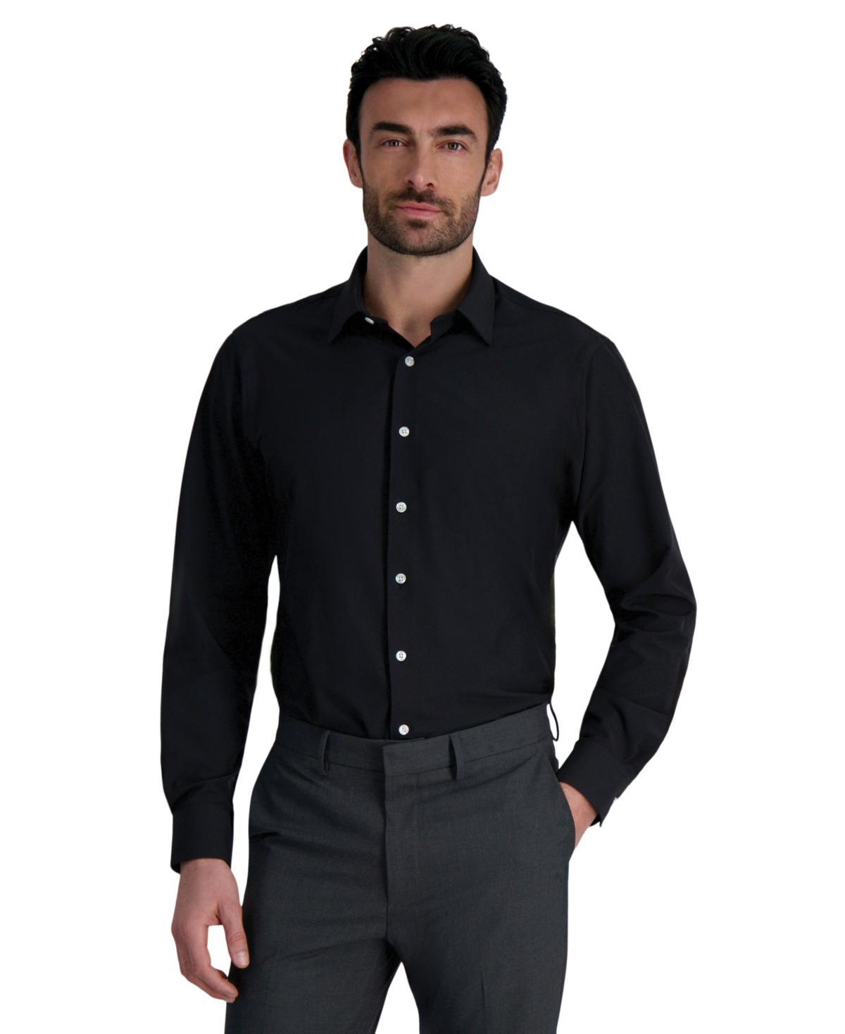 Mens Haggar Smart Wash Classic Fit Wrinkle Free Dress Shirt Product Image