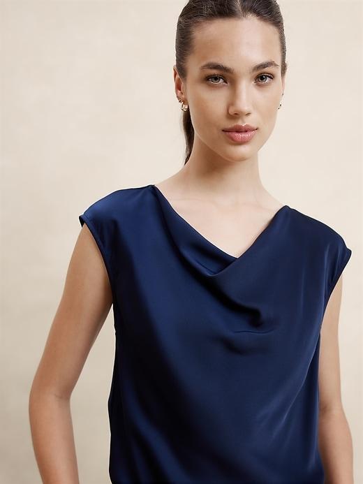 Cowl-Neck Top Product Image