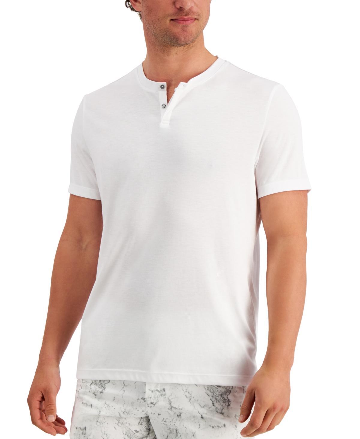 Alfani Mens Solid Henley, Created for Macys Product Image