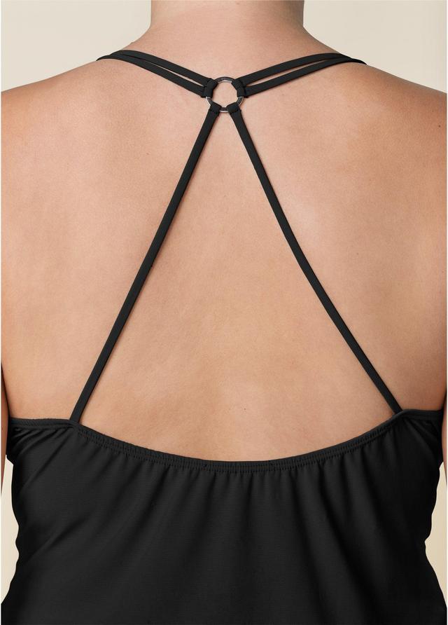 Strappy Detail Top - Black Product Image