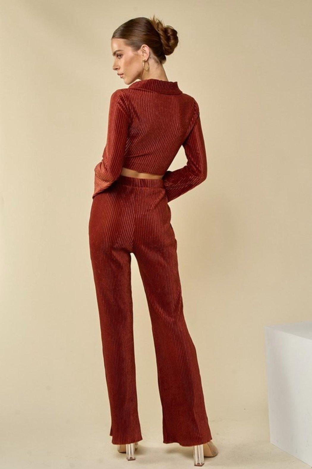 Velvet Pants Set Product Image