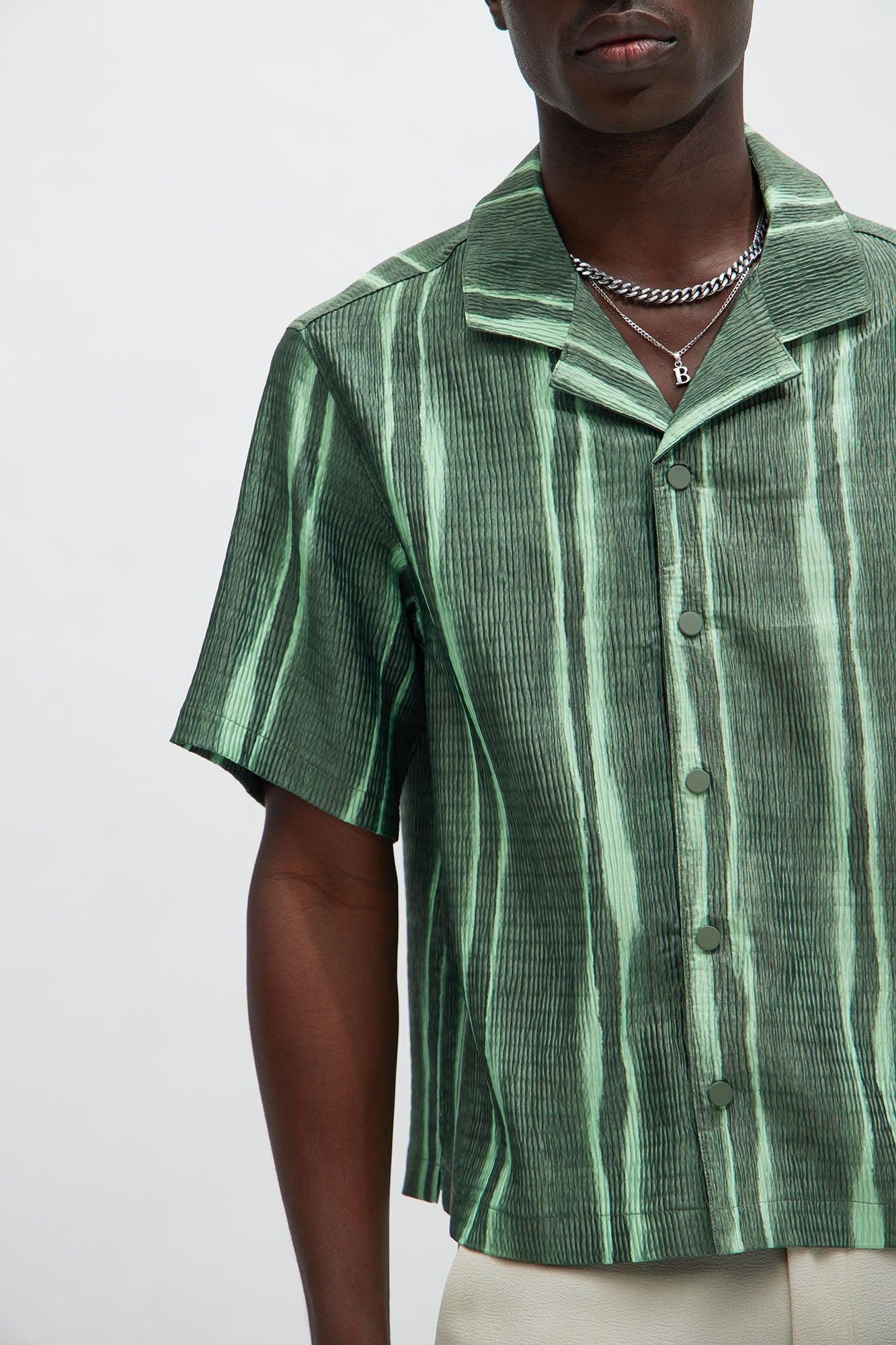 Matcha Textured Shirt - Green Product Image