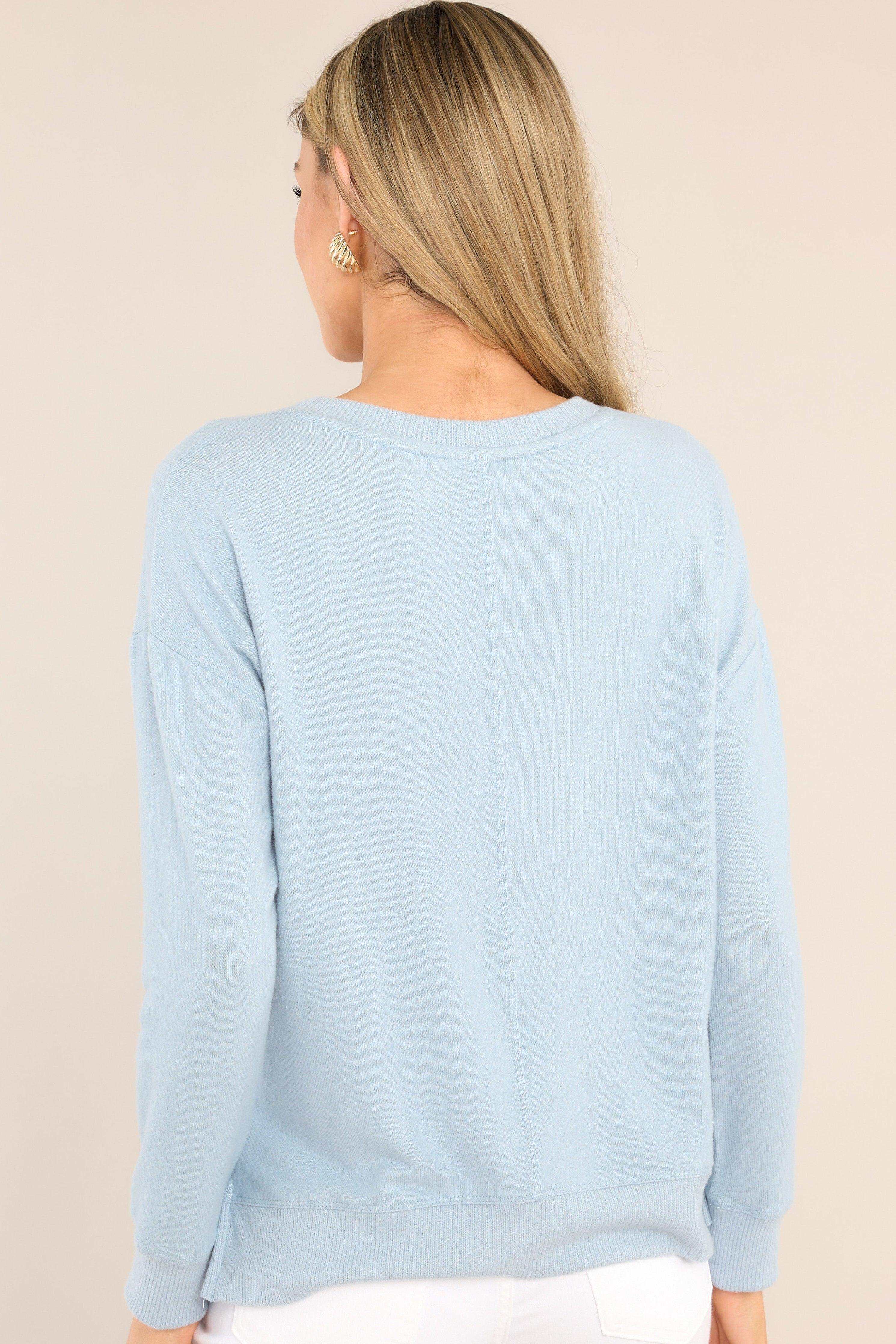 Stay Mellow Light Blue Top Product Image