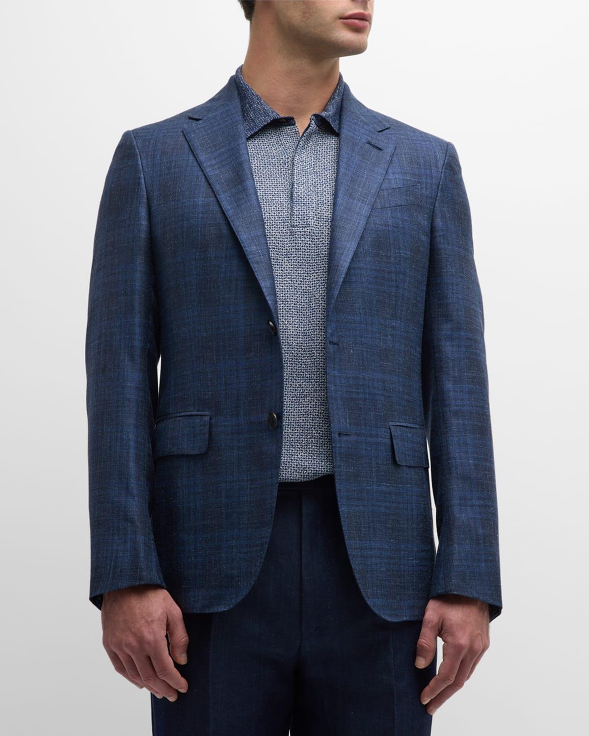 Mens Macro-Check Sport Coat Product Image