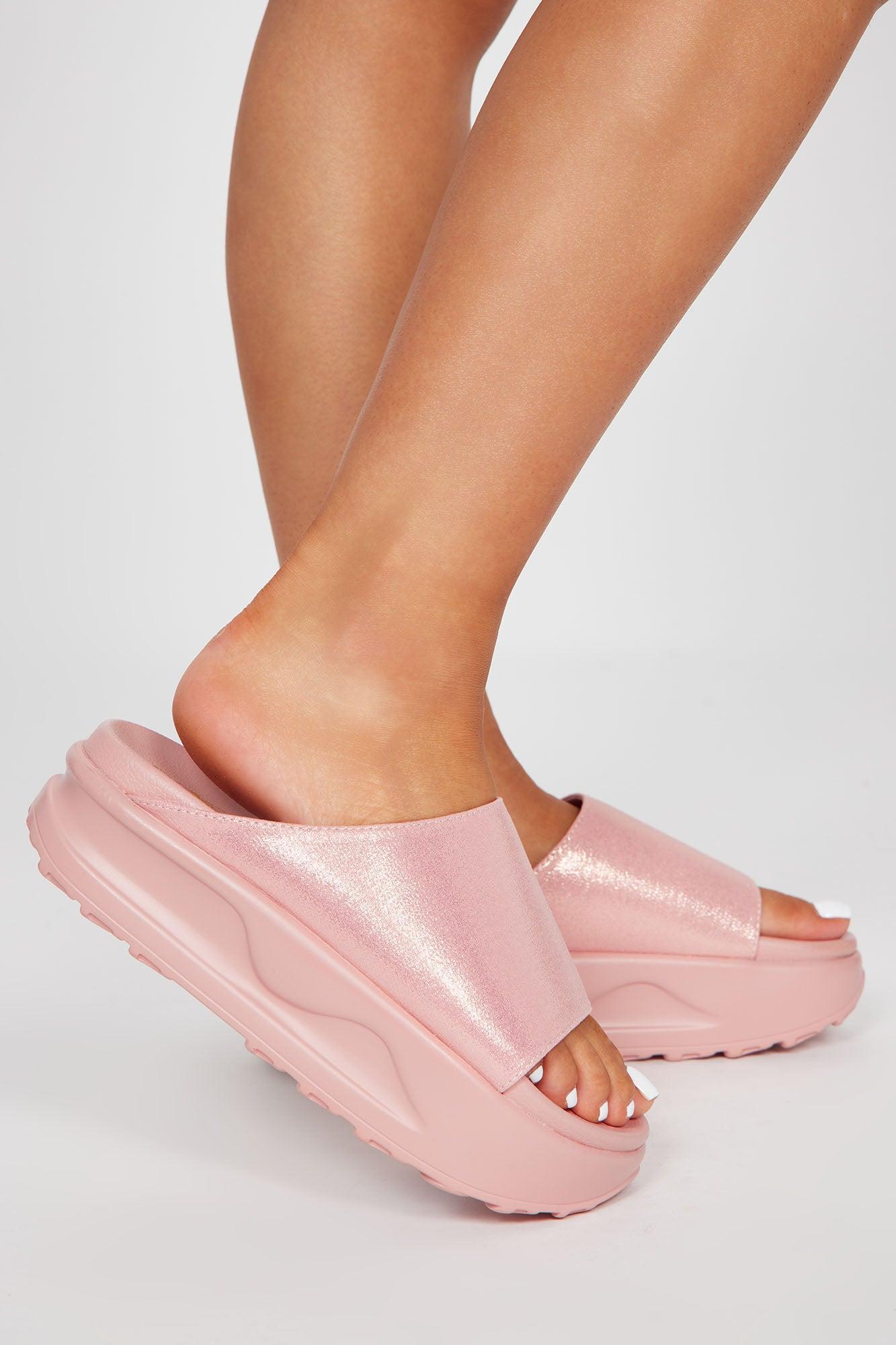 In My Own Lane Slides - Pink Product Image