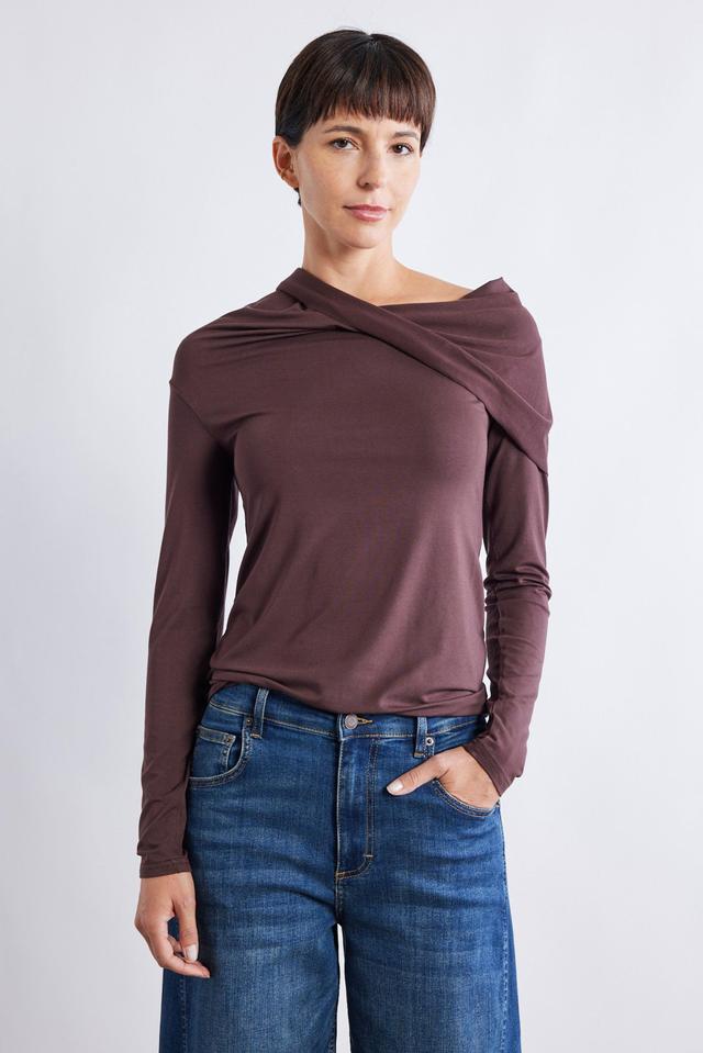 Iconic Off The Shoulder Long Sleeve Top Product Image