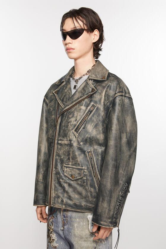 Biker leather jacket Product Image