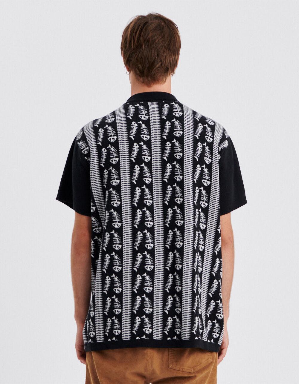 THE CRITICAL SLIDE SOCIETY Boney Yard Mens Button Up Sweater Product Image