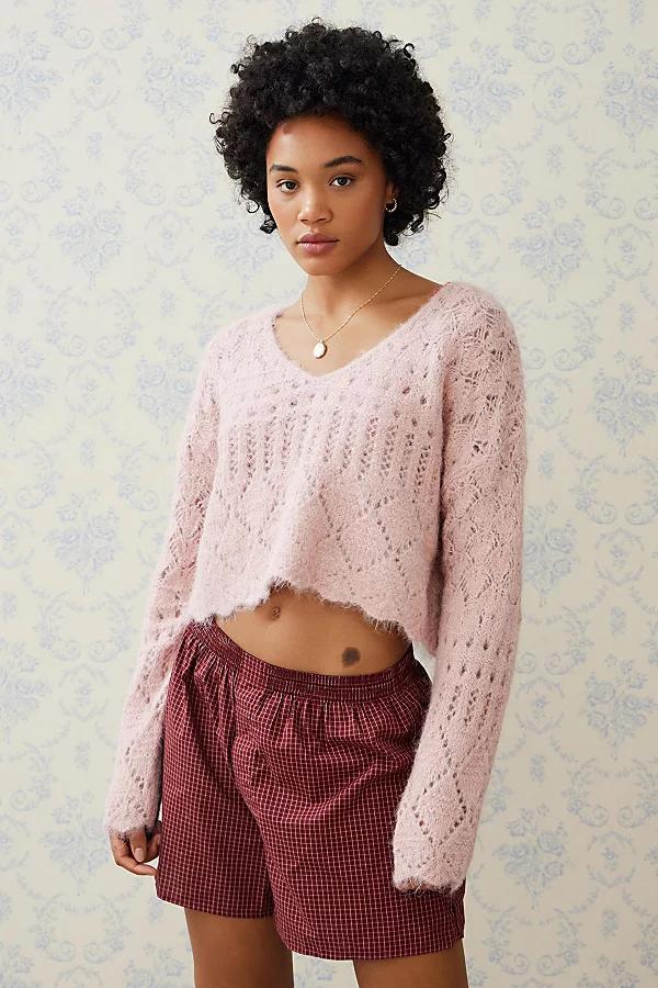 Kimchi Blue Open Stitch Sweater Womens at Urban Outfitters Product Image