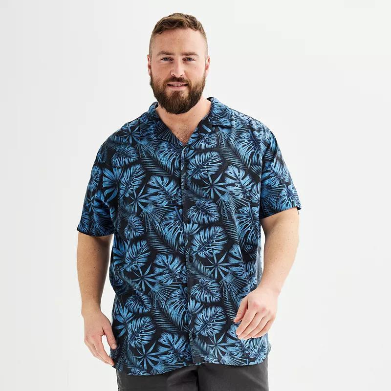 Big & Tall Sonoma Goods For Life Camp Shirt, Mens Product Image