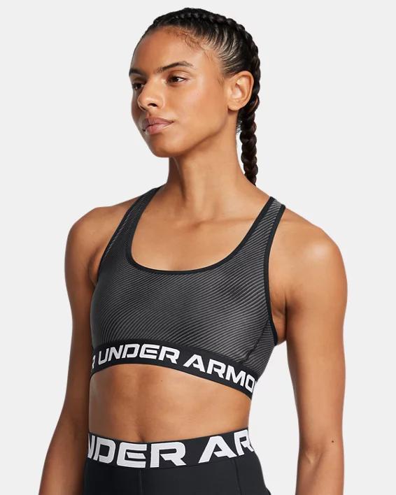 Women's Armour® Mid Crossback Printed Sports Bra Product Image