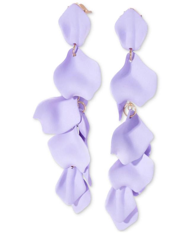 Accessory Concierge Womens Satin Petal Duster Earrings Product Image