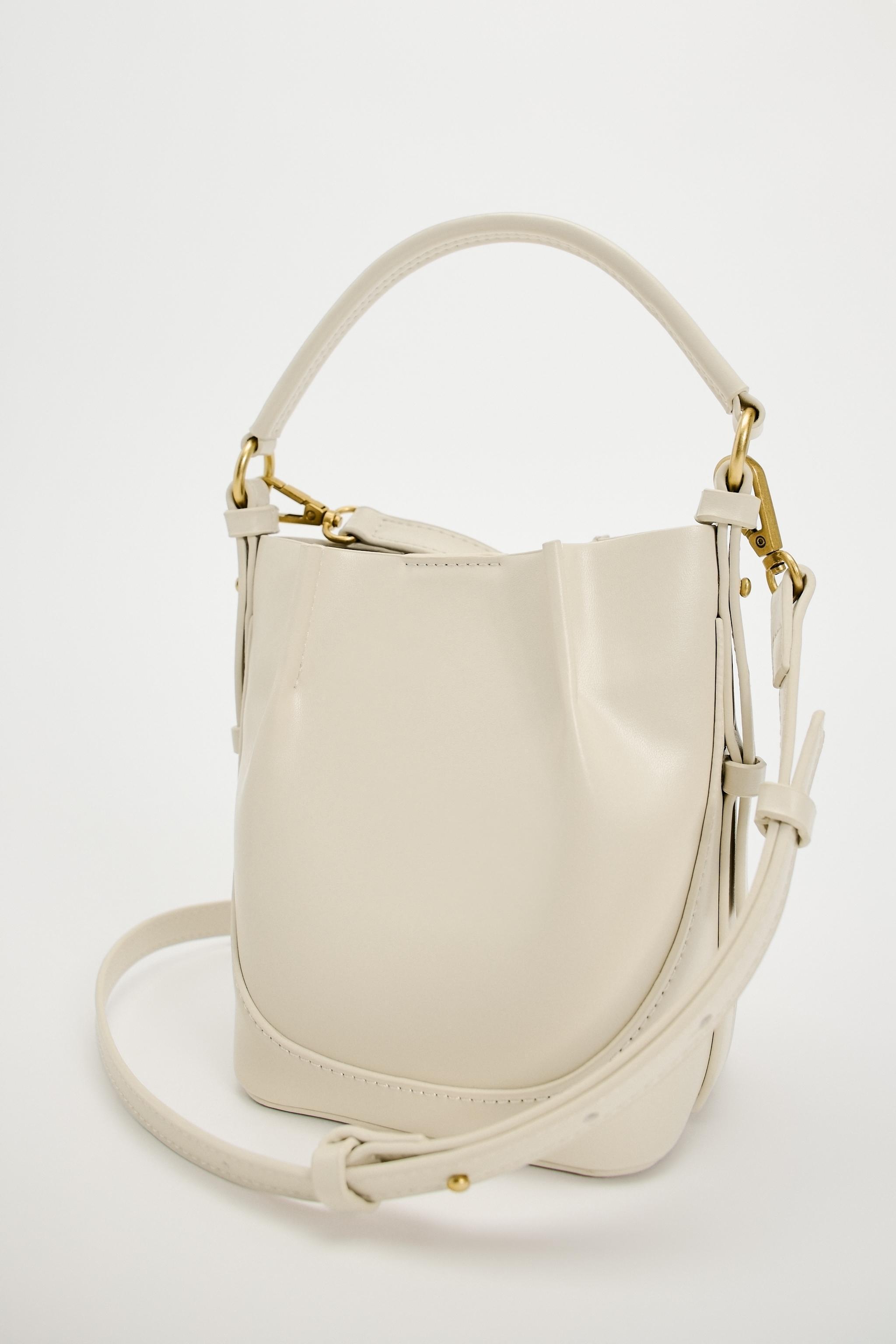 TOPSTITCHED MINI BUCKET BAG Product Image