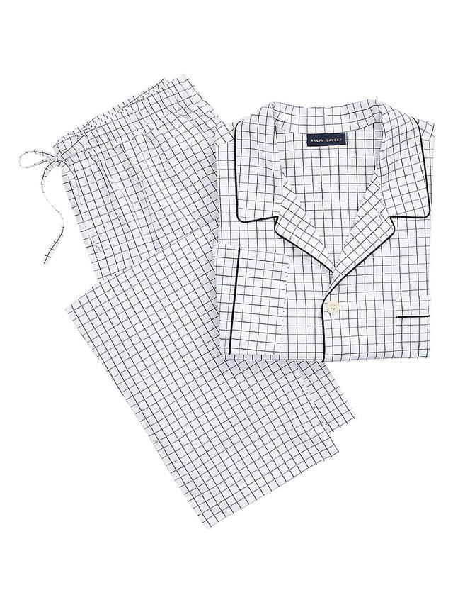 Mens Oxford 2-Piece Pajama Set Product Image