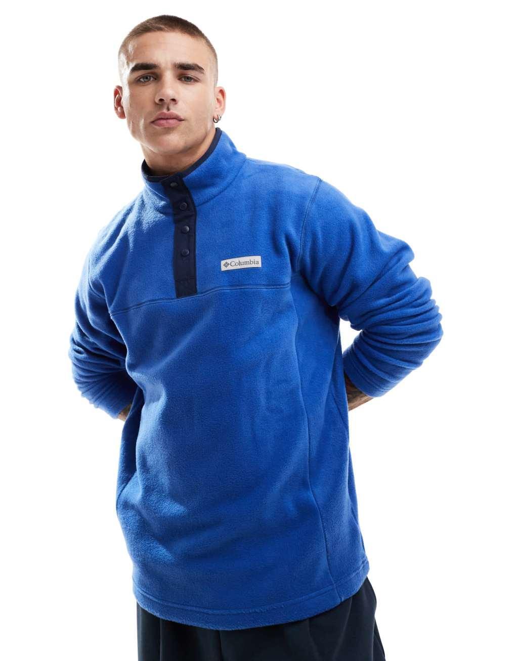 Columbia Steens Mountain half snap fleece in navy  Product Image