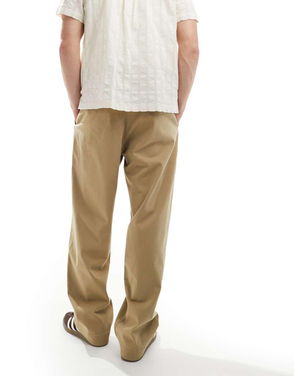 Levi's Skateboarding loose fit chinos in beige Product Image