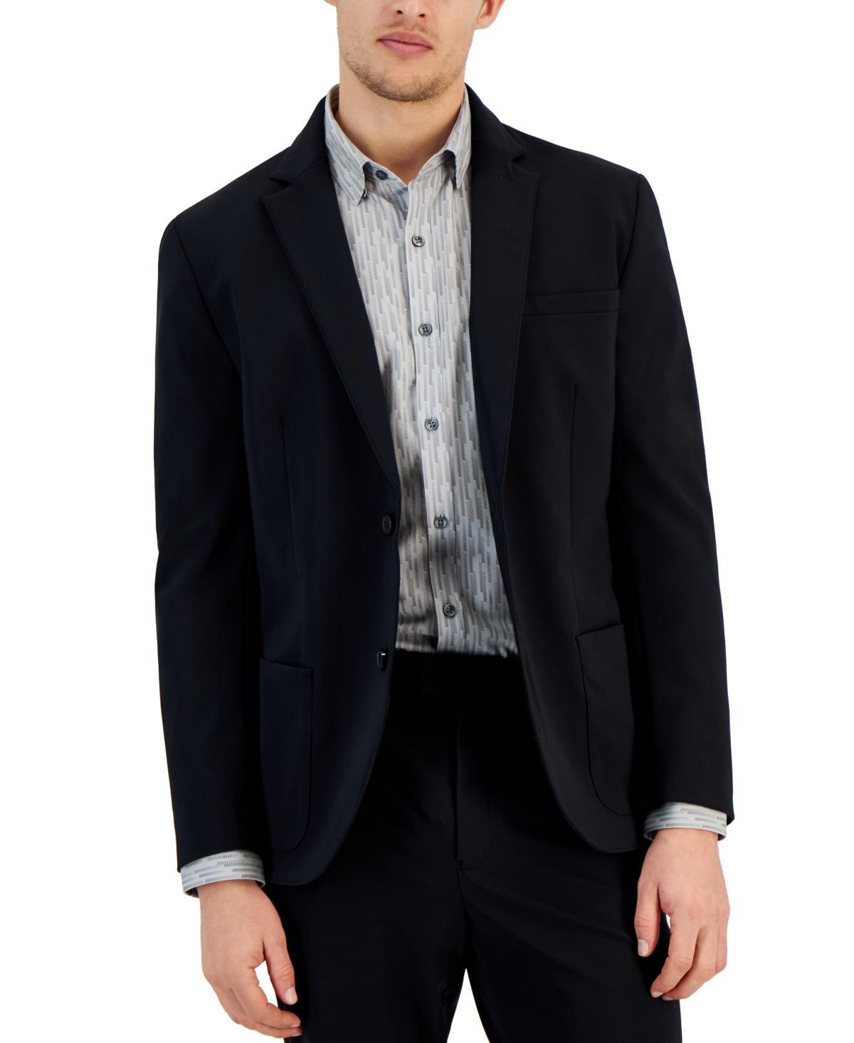 Alfani Mens Alfatech Notch Lapel Patch Pocket Blazer, Created for Macys Product Image