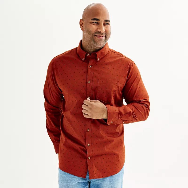 Big & Tall Sonoma Goods For Life Perfect Length Button-Down Shirt, Mens Product Image