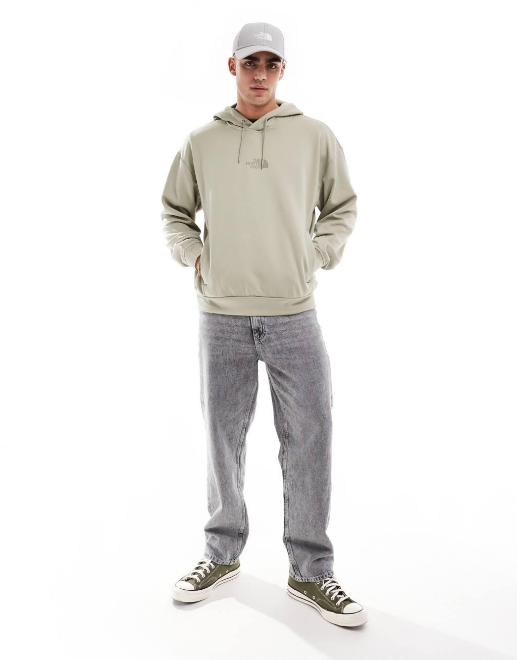 The North Face Horizon fleece pullover hoodie in stone Product Image